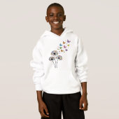 Dandelion butterfly flow hoodie (Vorne ganz)