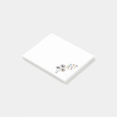 Dandelion butterfly flow post-it klebezettel (angewinkelt)