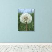 Dandelion Canvas Print Leinwanddruck (Insitu (Holzboden))
