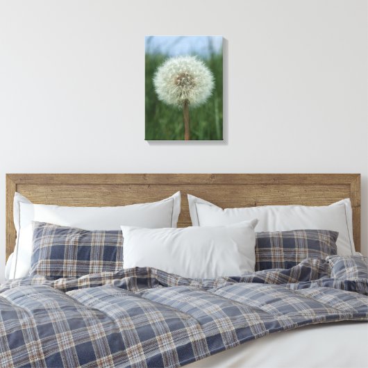 Dandelion Canvas Print Leinwanddruck (Insitu (Schlafzimmer))