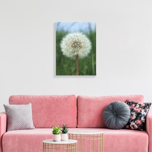 Dandelion Canvas Print Leinwanddruck (Insitu (Wohnzimmer))