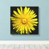 Dandelion Canvas Print Leinwanddruck (Insitu (Holzboden))
