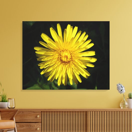 Dandelion Canvas Print Leinwanddruck (Insitu (Wohnzimmer))