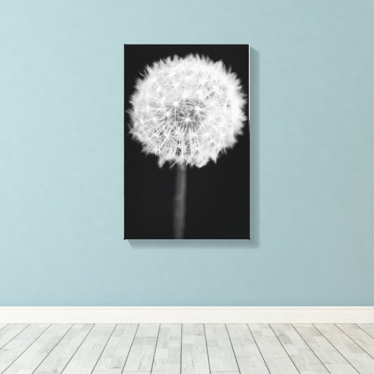 Dandelion Canvas Print Leinwanddruck (Insitu (Holzboden))