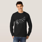 Dandelion Cat Cat fans Flower Power Dandelions T-Shirt (Vorne ganz)