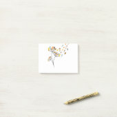 Dandelion Cats Blume Farbenfrohe Katze Post-it Klebezettel (Auf Schreibtisch)