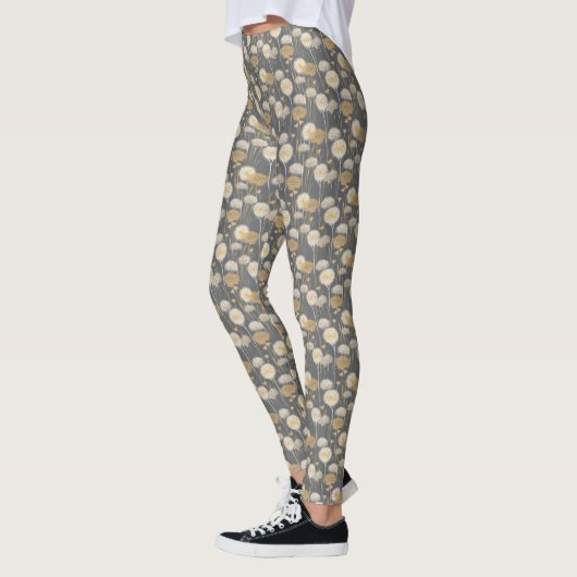 Dandelion Clock Pattern Leggings (Links)