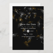 Dandelion Confetti Wedding Save The Date (Vorne/Hinten)