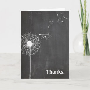 Dandelion Danke an Chalkboard