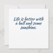 Dandelion Days Karte (Rückseite)