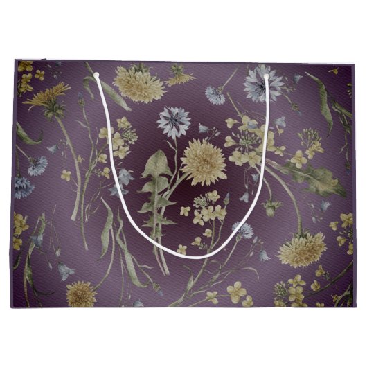 Dandelion Delight Große Geschenktüte (Rückseite)