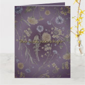 Dandelion Delight Karte (Gelbe Blume)