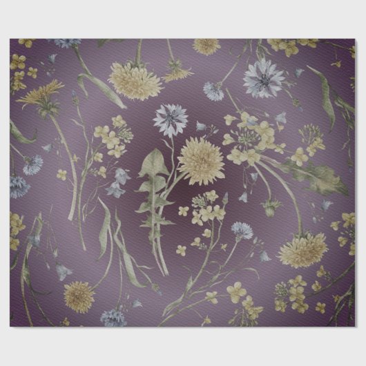 Dandelion Delight Wrapping Paper Geschenkpapier (Flach)