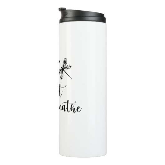 Dandelion Dragonfly Atmen Sie einfach ein Thermosbecher (Nach rechts gedreht)