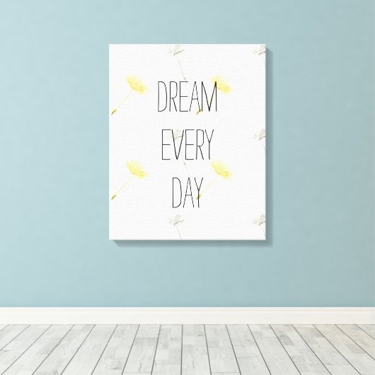 Dandelion Dream Leinwanddruck (Insitu (Holzboden))
