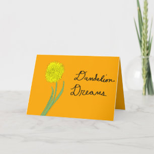 Dandelion Dreams Grußkarte Einladung