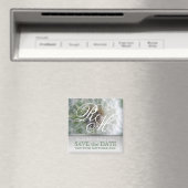 Dandelion Dreams Monogram SavetheDate Magnet (In Situ (Geschirrspüler))