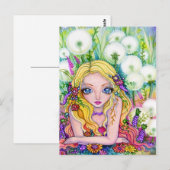 Dandelion Fairy Kingdom - Postcard Postkarte (Vorne/Hinten)
