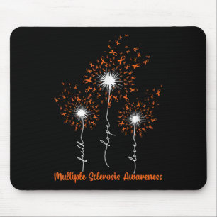 Dandelion Faith Hope Liebe Ms Multiple Sklerose Aw Mousepad