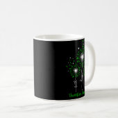 Dandelion Faith Hope Love Dwarfism Awareness Kaffeetasse (VorderseiteRechts)