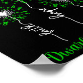 Dandelion Faith Hope Love Dwarfism Awareness Poster (Ecke)