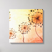 Dandelion Finger Prints Leinwanddruck (Vorderseite)