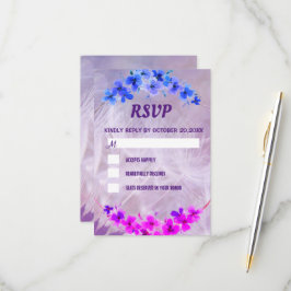 Dandelion Floral Elegante Landschaft RSVP Karte