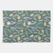 Dandelion Floral Weed Muster Geschirrtuch (Horizontal)