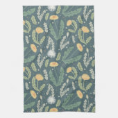 Dandelion Floral Weed Muster Geschirrtuch (Vertikal)