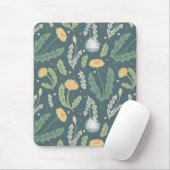 Dandelion Floral Weed Muster Mousepad (Mit Mouse)