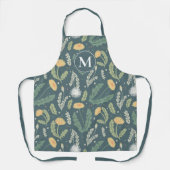 Dandelion Floral Weed Muster Schürze (Vorderseite)