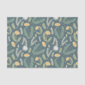 Dandelion Floral Weed Muster Seidenpapier (Vorderseite)