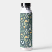 Dandelion Floral Weed Muster Trinkflasche (Links)