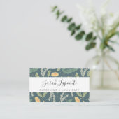 Dandelion Floral Weed Pattern Garening Visitenkarte (Stehend Vorderseite)