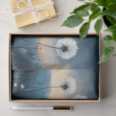Dandelion Fluff dramatische Malerei Decoupage Seidenpapier (Geschenk)