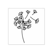 Dandelion Flying Seeds Gummistempel (Prägung)