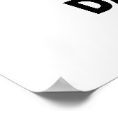 Dandelion Funny Lion Pun Poster (Ecke)