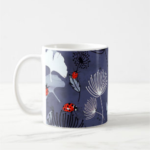 Dandelion Ginkgo: Abstrakt Zeichnend Hand Kaffeetasse