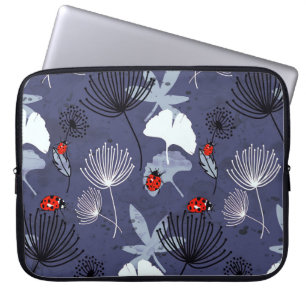 Dandelion Ginkgo: Abstrakt Zeichnend Hand Laptopschutzhülle