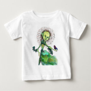 Dandelion Girl and Butterfly Baby T - Shirt - Spaß