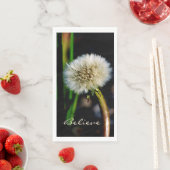 Dandelion glaubt grüne Saison Serviette (Beispiel)