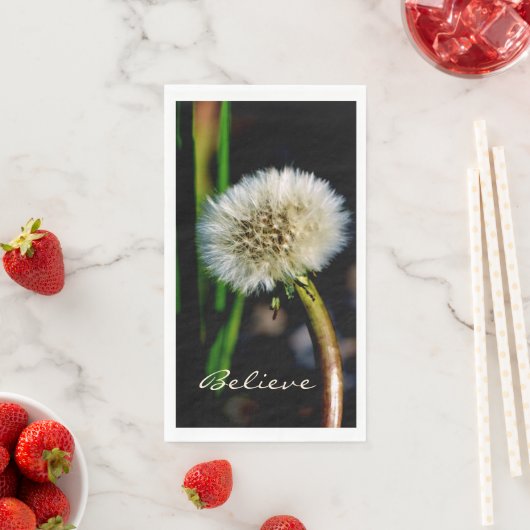 Dandelion glaubt grüne Saison Serviette (Beispiel)