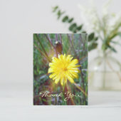 Dandelion Glow Postkarte (Stehend Vorderseite)