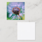 Dandelion Graphic Quadratische Visitenkarte (Vorne/Hinten)