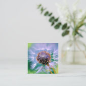 Dandelion Graphic Quadratische Visitenkarte (Stehend Vorderseite)