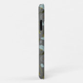 Dandelion Gray Blue Floral Pattern Case-Mate iPhone Hülle (Hinten/Rechts)