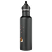 Dandelion Guinea Pig Niedliche Guinea Pig Floral D Edelstahlflasche (Rechts)