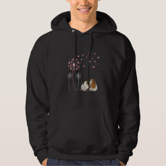 Dandelion Guinea Pig Niedliche Guinea Pig Floral D Hoodie
