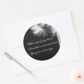 Dandelion Haiku Sticker (Umschlag)