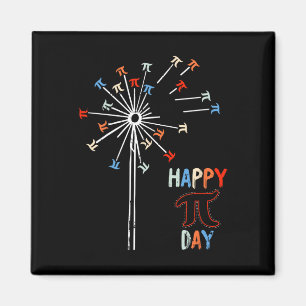 Dandelion Happy Pi Day Math Symbols Lehrer Studen Magnet